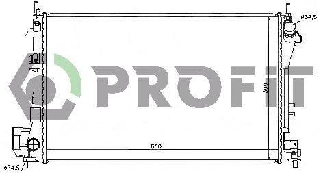 PROFIT Chladič motora PR 5079A4 PR 5079A4 PROFIT Chladič motora Skoda lacné