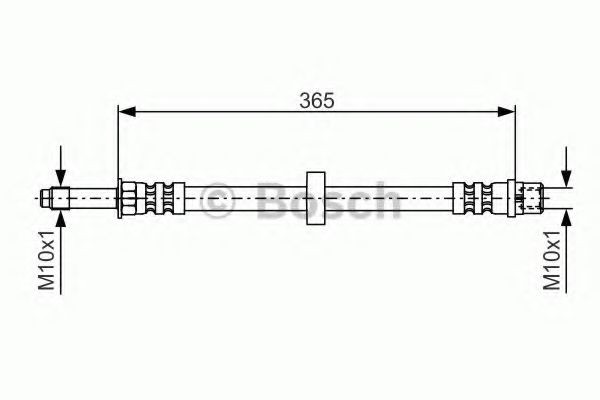 BOSCH Brake hose 1 987 476 851 Volvo XC60 BOSCH brake hose 1987476851