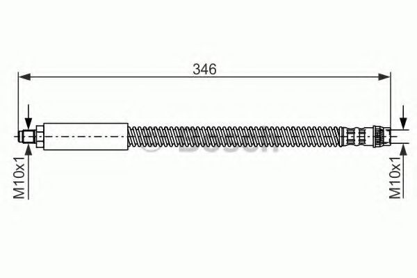 BOSCH Bromsslang 1 987 476 859 1 987 476 859 BOSCH bromsslang Renault 19