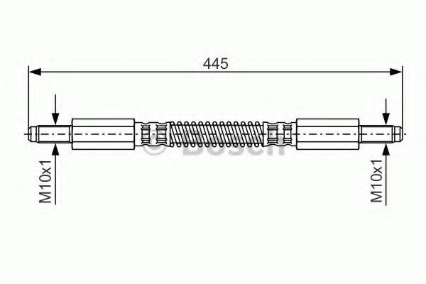 Pidurivoolik BOSCH 1 987 476 925 BOSCH 1 987 476 925: Pidurivoolik Land Rover DEFENDER 2001