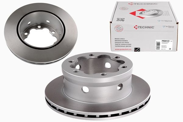 PROTECHNIC Disque de frein PRD6123 Disques de frein AUDI PROTECHNIC PRD6123