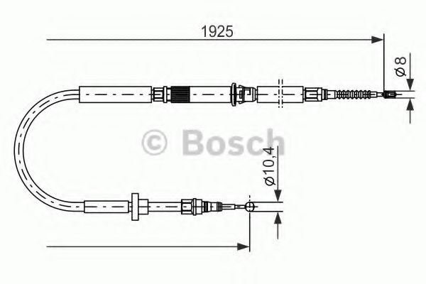 BOSCH Handbremsseil 1 987 477 959 1 987 477 959 BOSCH Audi A6 C5 Handbremsseil Kosten