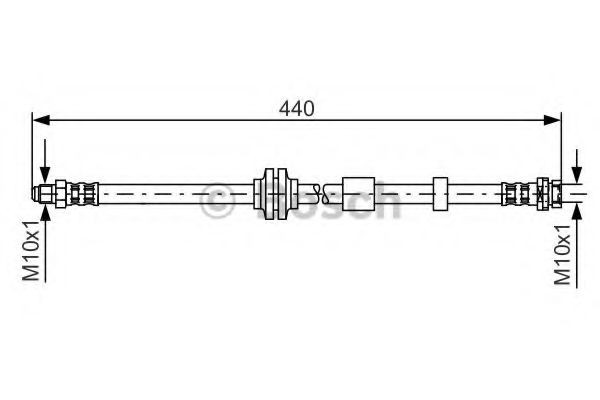 BOSCH Brake hose 1 987 481 059 1 987 481 059 BOSCH brake hose VOLVO XC60