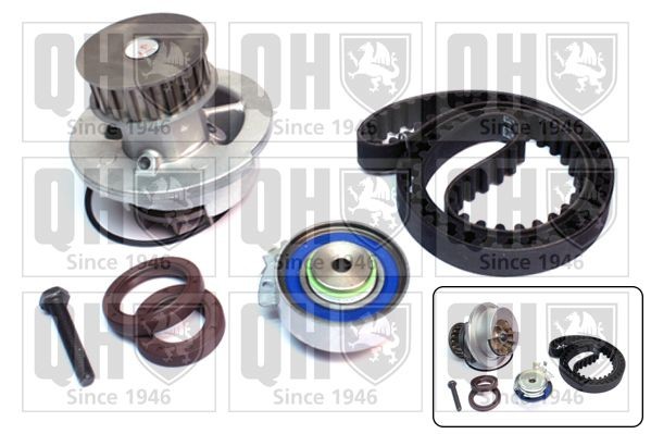 QUINTON HAZELL Kamremssats med vattenpump QBPK3312 OPEL vattenpump + kuggremssats QUINTON HAZELL QBPK3312