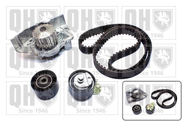 QUINTON HAZELL Water pump and timing belt kit QBPK6200 QBPK6200 QUINTON HAZELL timing belt replacement kit for CITROЁN