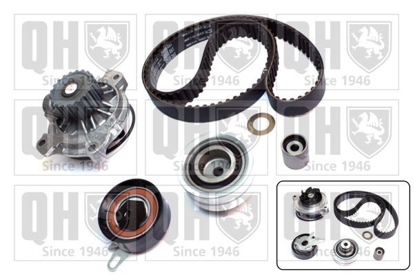 Distributieriem set + waterpomp QUINTON HAZELL QBPK8001 QUINTON HAZELL QBPK8001 Waterpomp + distributieriem set Volkswagen CRAFTER 2009