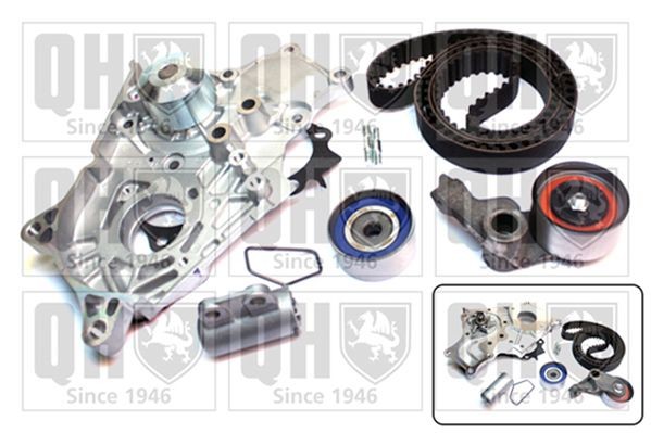 QUINTON HAZELL Veepump + hammasrihmakomplekt QBPK8021 QUINTON HAZELL QBPK8021 Veepump + hammasrihma komplekt Toyota Corolla Verso E12 odav