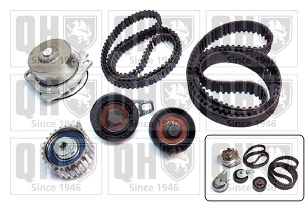 QUINTON HAZELL Registerreimsett med vannpumpe QBPK8350 QUINTON HAZELL QBPK8350 Registerreimsett med vannpumpe ALFA ROMEO GTV (916, 916C) 2.0 V6 Turbo (916.C2A) 202 hk 1997