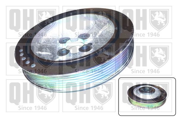 QUINTON HAZELL Crankshaft pulley QCD154 NISSAN QASHQAI QUINTON HAZELL crankshaft pulley QCD154