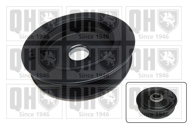QUINTON HAZELL Crankshaft pulley QCD163 Nissan QASHQAI QUINTON HAZELL crankshaft pulley QCD163