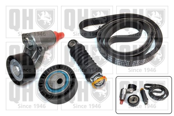 QUINTON HAZELL Keilrippenriemensatz QDK77 Keilrippenriemensatz QUINTON HAZELL Lancia LYBRA QDK77