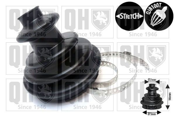 QUINTON HAZELL Mansjett, drivaksel QJB8020 QJB8020 Drivknutsdamask RENAULT 5 QUINTON HAZELL