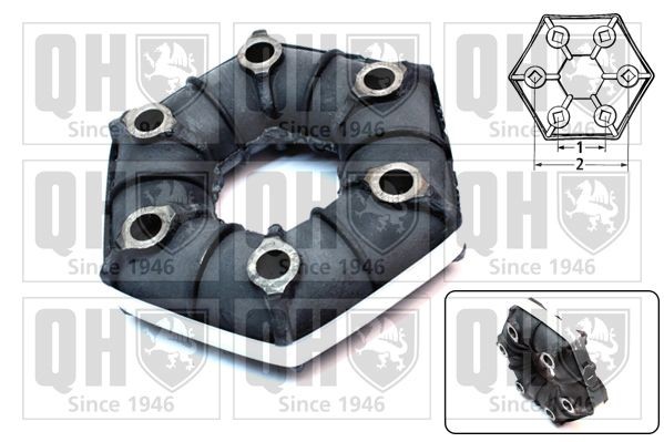 QUINTON HAZELL Hardyskiva QL8000 QL8000 QUINTON HAZELL led kardanaxel FORD SIERRA