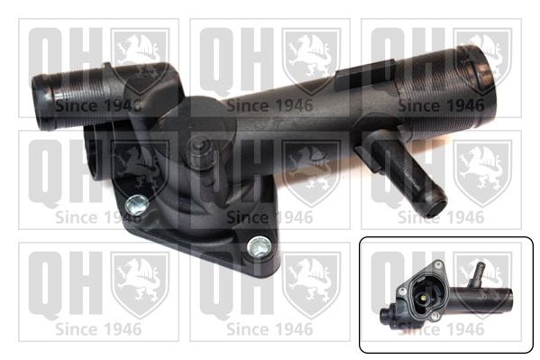 QUINTON HAZELL Coolant Flange QTH624CF QUINTON HAZELL QTH624CF NISSAN NV350 Van (E26) water outlet replacement