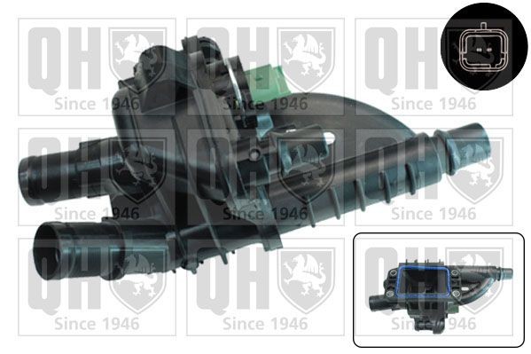 QUINTON HAZELL Termostato motore QTH787K QUINTON HAZELL QTH787K Valvola termostatica CITROËN C4 II Sedan originale prezzo