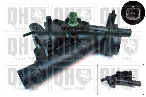 Coolant Flange QUINTON HAZELL QTH836CF QUINTON HAZELL QTH836CF Citroen C5 2005 Water outlet price
