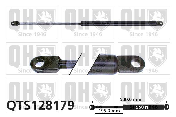 QUINTON HAZELL Gasfjäder till baklucka QTS128179 QUINTON HAZELL QTS128179 Gasfjäder baklucka FIAT Croma I Hatchback (154)