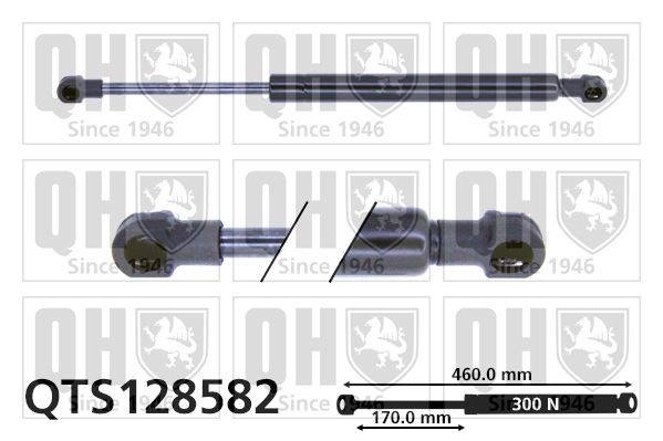 QUINTON HAZELL Plynová vzpera, kapota motora QTS128582 QUINTON HAZELL QTS128582 Plynová vzpera kapota motora Citroen Xsara Coupe originálne cena