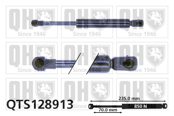 QUINTON HAZELL Αμορτ. αερίου, καπό κινητήρα QTS128913 QUINTON HAZELL QTS128913 Μπουκάλες καπό Mercedes W163 φθηνά