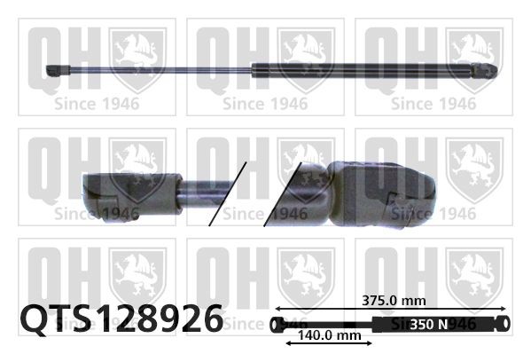 QUINTON HAZELL Gasfjäder, motorhuv QTS128926 QUINTON HAZELL QTS128926 Gasfjäder motorhuv BMW E88 original