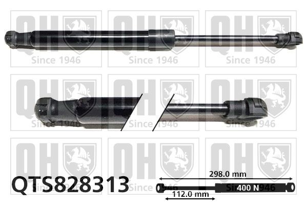 QUINTON HAZELL Vérin de capot QTS828313 QUINTON HAZELL QTS828313 d'origine Vérin hydraulique de capot OPEL ZAFIRA prix