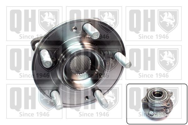 QUINTON HAZELL Σετ ρουλεμάν τροχών QWB1510 QWB1510 Μουαγιέ QUINTON HAZELL HYUNDAI SANTA FE