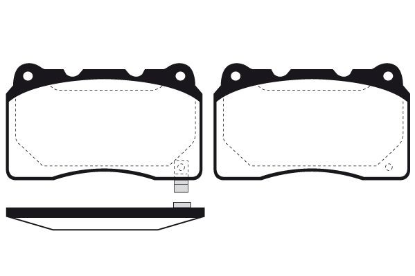 RAICAM Brake pad set RA.0604.9 RA.0604.9 RAICAM brake pads MITSUBISHI CARISMA