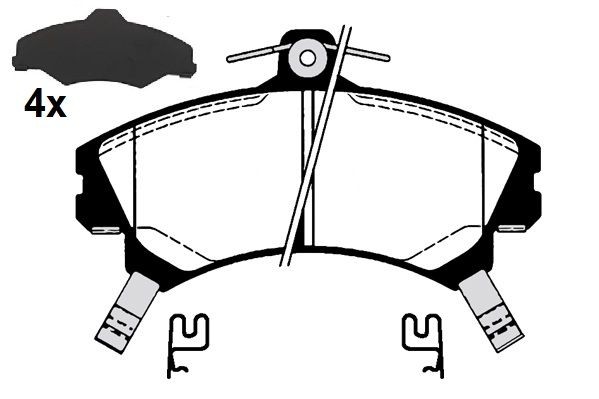 RAICAM Brake pad set RA.0661.1 RA.0661.1 RAICAM brake pads for MITSUBISHI CARISMA