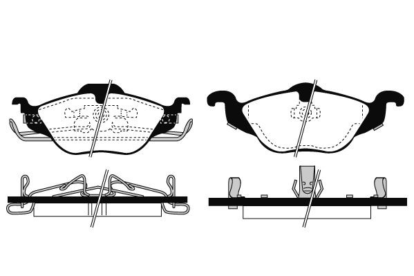 RAICAM Bromsbelägg RA.0663.0 RA.0663.0 RAICAM Belägg Chevrolet