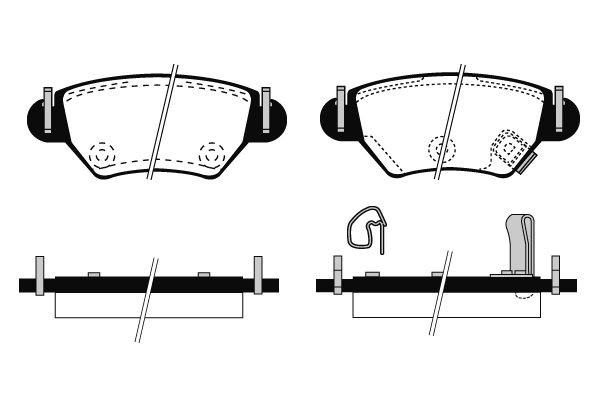 RAICAM Brake pad set RA.0665.0 RA.0665.0 RAICAM brake pads for CHEVROLET EPICA