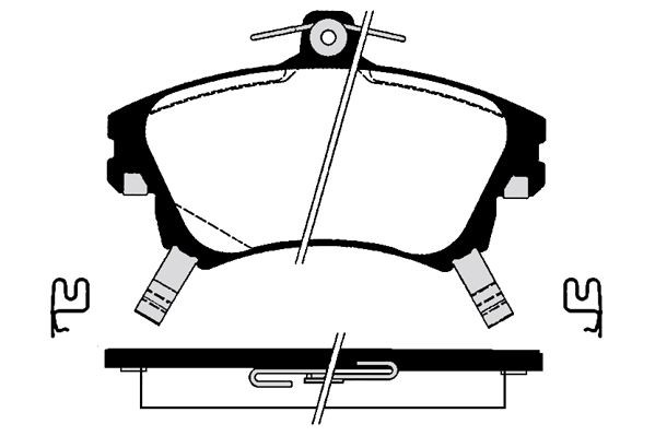 RAICAM Brake pad set RA.0696.0 RA.0696.0 RAICAM brake pads for MITSUBISHI CARISMA