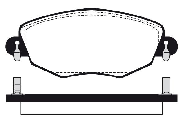 RAICAM Plaquettes de frein RA.0711.1 Jaguar XK Plaquettes de frein RAICAM RA.0711.1