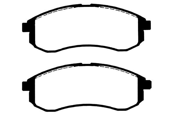 RAICAM Brake pad set RA.0881.0 MITSUBISHI CARISMA RAICAM brake pads RA08810