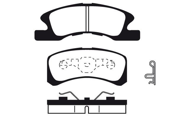 RAICAM Τακάκια φρένων RA.1078.0 RA.1078.0 Τακάκια DAIHATSU YRV RAICAM