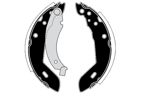 RAICAM Brake Shoe Set RA24480 Renault SCÉNIC RAICAM brake shoes RA24480