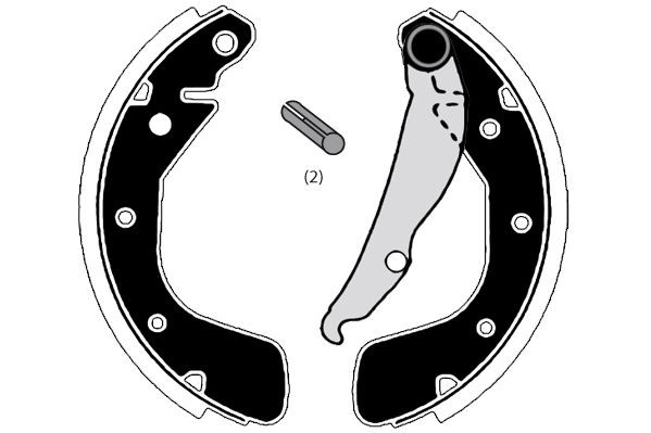 RAICAM Bremsbackensatz RA26800 RA26800 Bremsbackensatz OPEL VECTRA RAICAM kaufen