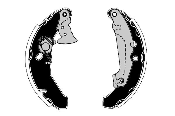 RAICAM Kit ganasce freni RA27690 RAICAM RA27690 Kit ganasce Ford Fiesta Mk3 prezzo