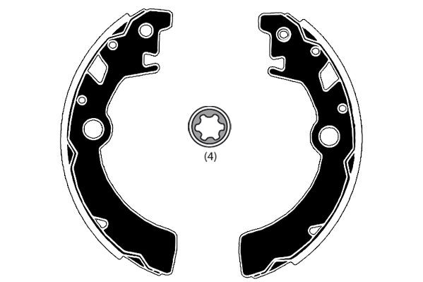 RAICAM Bremsesko sett RA27970 RA27970 RAICAM Trommelbremser Mitsubishi billige