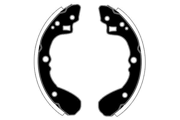 RAICAM Remschoenset RA28150 RA28150 Remschoenen RAICAM OPEL KADETT