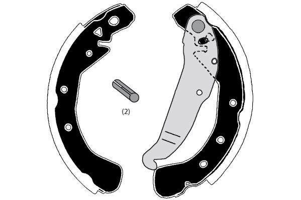 RAICAM Bremsbackensatz RA28470 RA28470 Bremsbacken OPEL VECTRA RAICAM kaufen