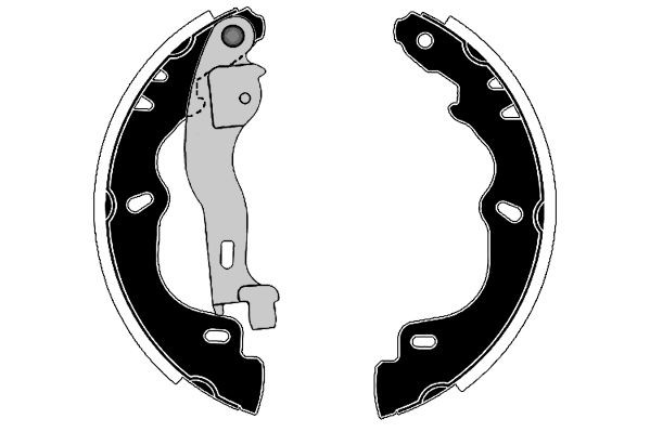 RAICAM Bremsbackensatz RA28680 Bremsbacken Set RAICAM Opel VECTRA RA28680