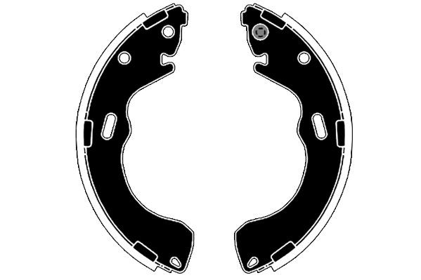 RAICAM Bremsbackensatz RA28770 Bremsklötze für Trommelbremse RAICAM Opel VECTRA RA28770