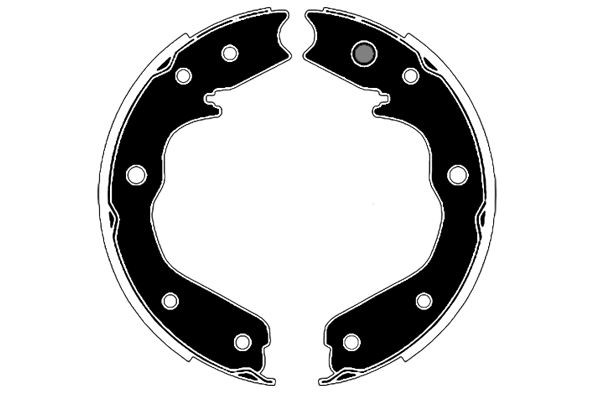 Handremschoenen RAICAM RA28850 RAICAM RA28850 Handremschoenen OPEL FRONTERA 2000