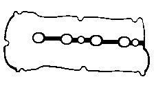 BGA Kleppendekselpakking RC0340 Mazda RX-7 Kleppendeksel, pakking BGA RC0340