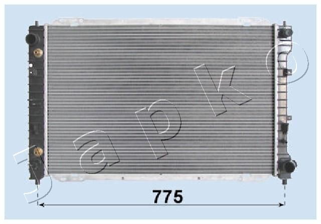 Radiaator, mootorijahutus JAPKO RDA053108 JAPKO RDA053108: Mootori jahutusradiaator Ford MAVERICK 2019