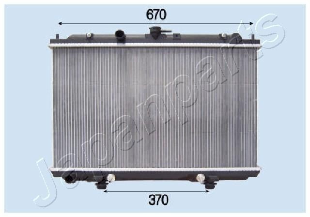 JAPANPARTS Radiaator, mootorijahutus RDA213043 JAPANPARTS Jahutusradiaator NISSAN RDA213043