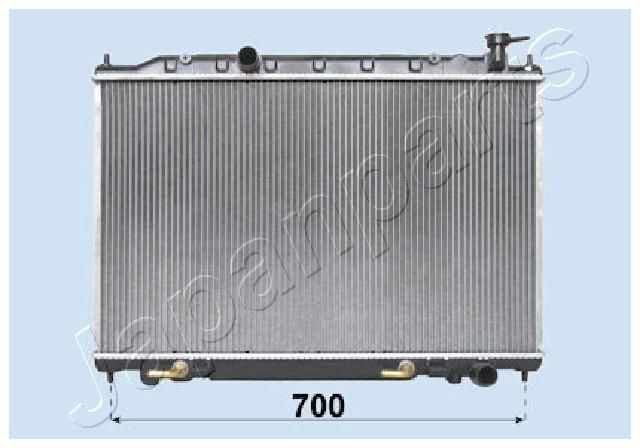 JAPANPARTS Radiaator, mootorijahutus RDA213050 JAPANPARTS Mootori radiaator NISSAN RDA213050