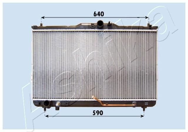 ASHIKA Køler, motorkøling RDA283092 Radiator ASHIKA Hyundai H100 RDA283092