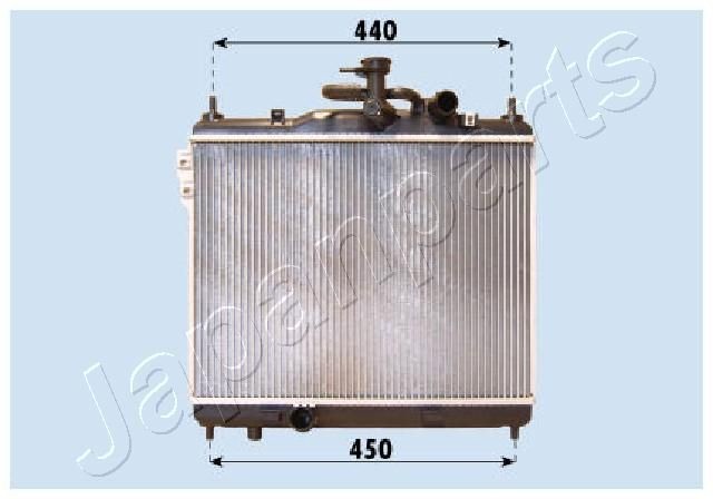 JAPANPARTS Radiator, motorkjøling RDA283093 Radiator JAPANPARTS RDA283093 billige