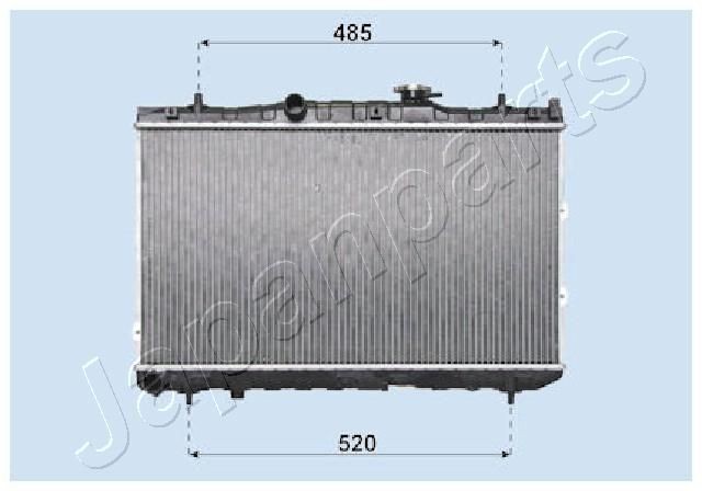 JAPANPARTS Chladič motora RDA333030 Chladič vody JAPANPARTS Lexus RX RDA333030